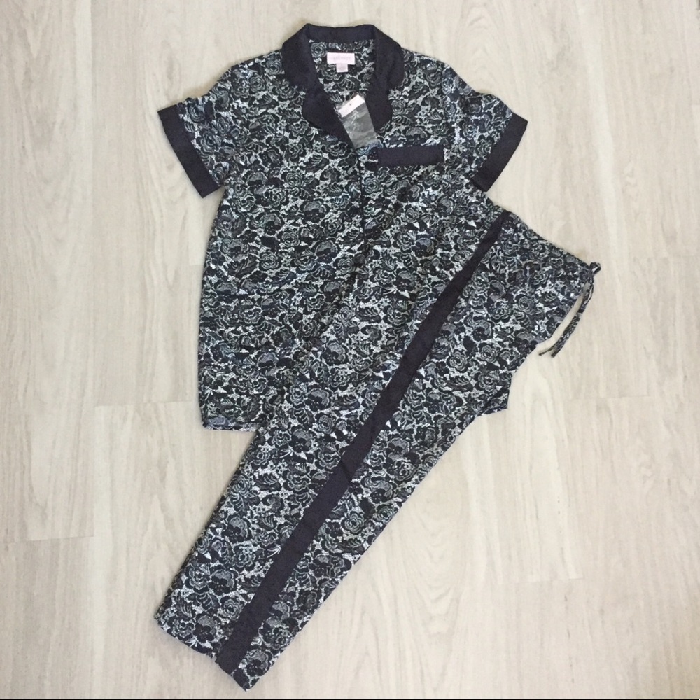 NWT! Matching silk pajama set